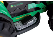 Seitenansicht des Peg-Perego John Deere Ground Force Traktor OR0047 mit Details