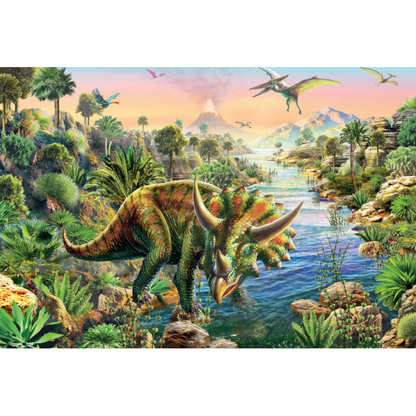 Puzzle "Abenteuer mit den Dinosauriern" – Schmidt Spiele (Kinderpuzzle)