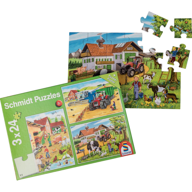 Puzzle Auf dem Bauernhof – Schmidt Spiele (ab 3 Jahren)