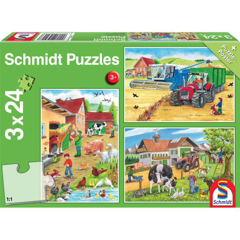 Puzzle Auf dem Bauernhof – Schmidt Spiele (ab 3 Jahren)