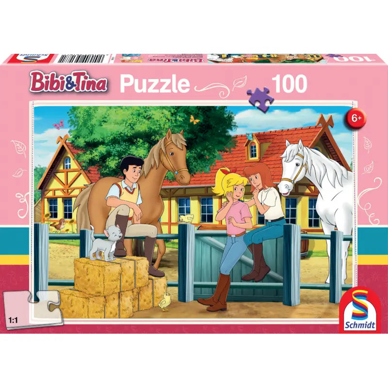 Puzzle Auf dem Martinshof Schmidt Spiele – Kinderpuzzle mit Reiterhof-Motiv