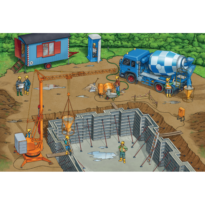 Puzzle "Auf der Baustelle" – Schmidt Spiele (Kinderpuzzle)