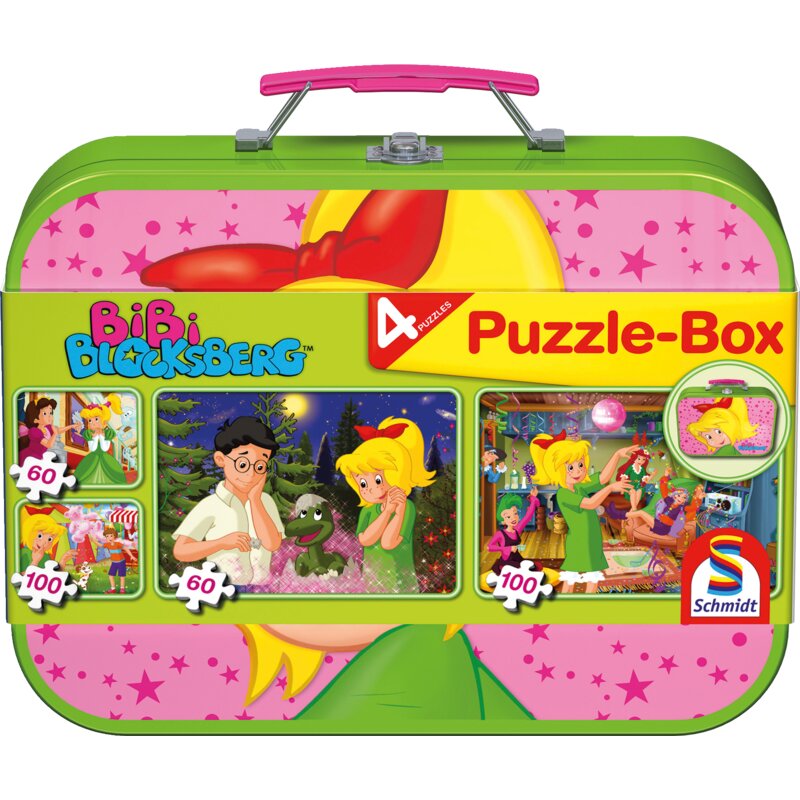 Puzzle Box im Metallkoffer – Schmidt Spiele (Kinderpuzzle)