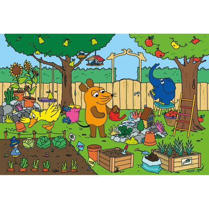 Puzzle Ein Tag mit der Maus – Schmidt Spiele (Kinderpuzzle)
