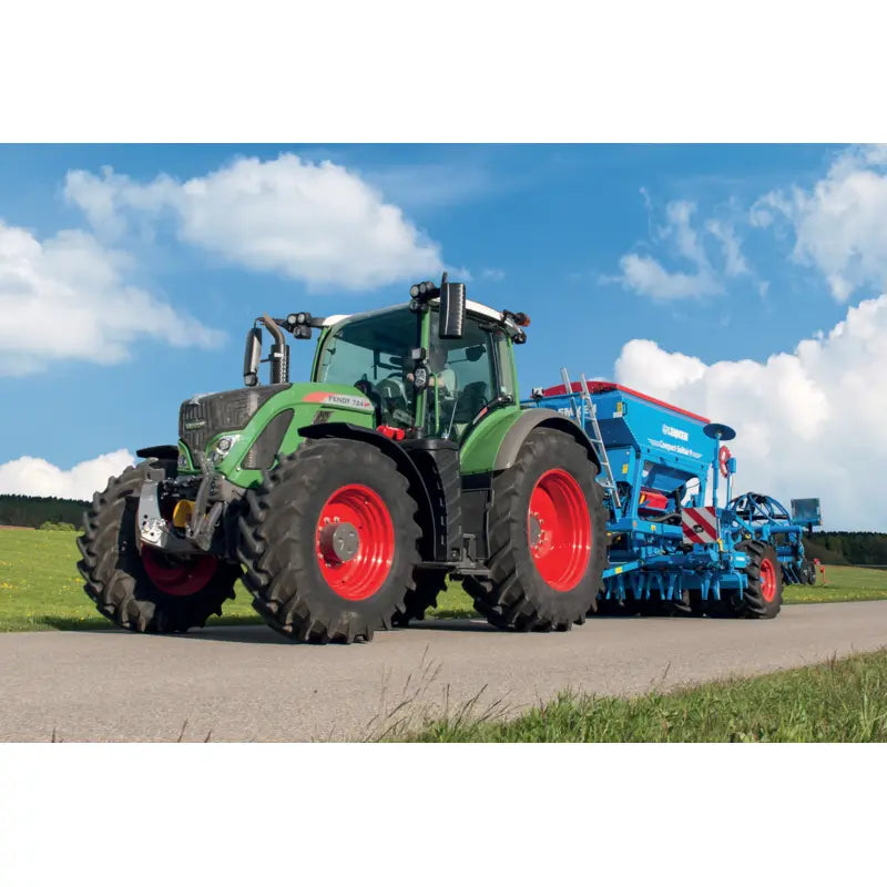 Puzzle Fendt Traktoren & Mähdrescher Schmidt Spiele – Puzzleteile in Nahaufnahme