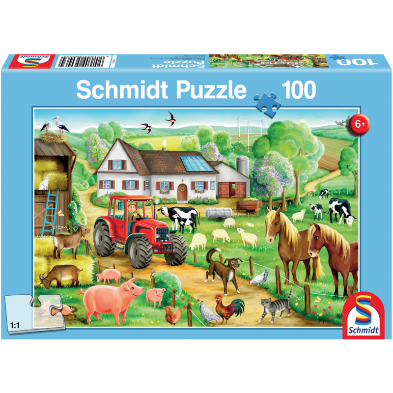 Puzzle "Fröhlicher Bauernhof" – Schmidt Spiele (Kinderpuzzle)