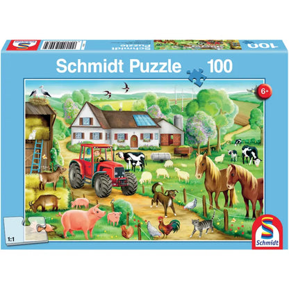 Puzzle "Fröhlicher Bauernhof" – Schmidt Spiele (Kinderpuzzle) Schmidt Spiele
