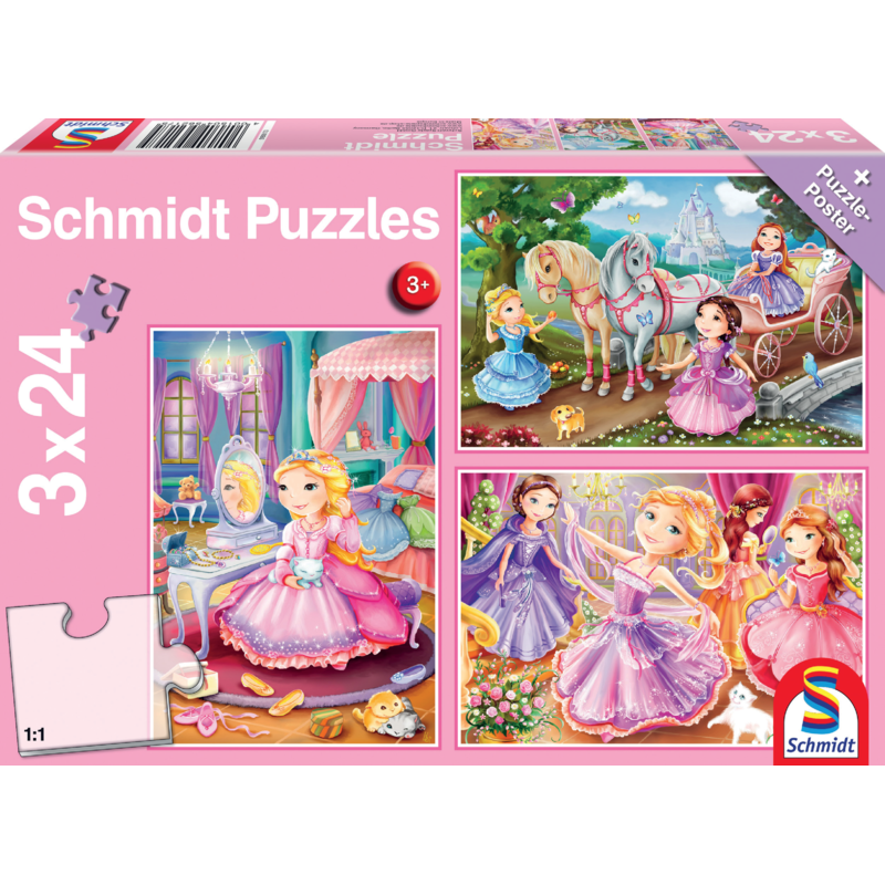 Puzzle "Märchenhafte Prinzessin" – Schmidt Spiele (Kinderpuzzle)