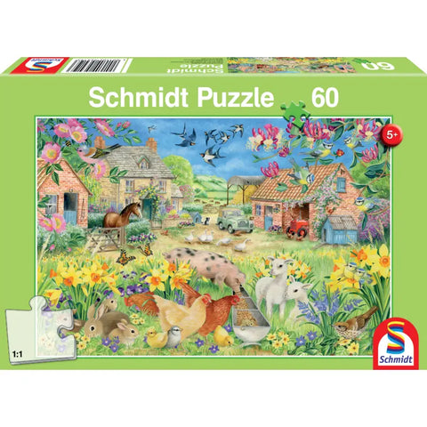Puzzle Mein kleiner Bauernhof Schmidt Spiele – Kinderpuzzle ab 5 Jahren mit Bauernhof-Motiv