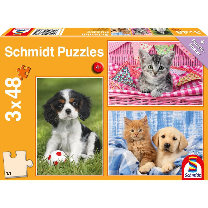 Puzzle Meine liebsten Haustierbabys – Schmidt Spiele (Kinderpuzzle)