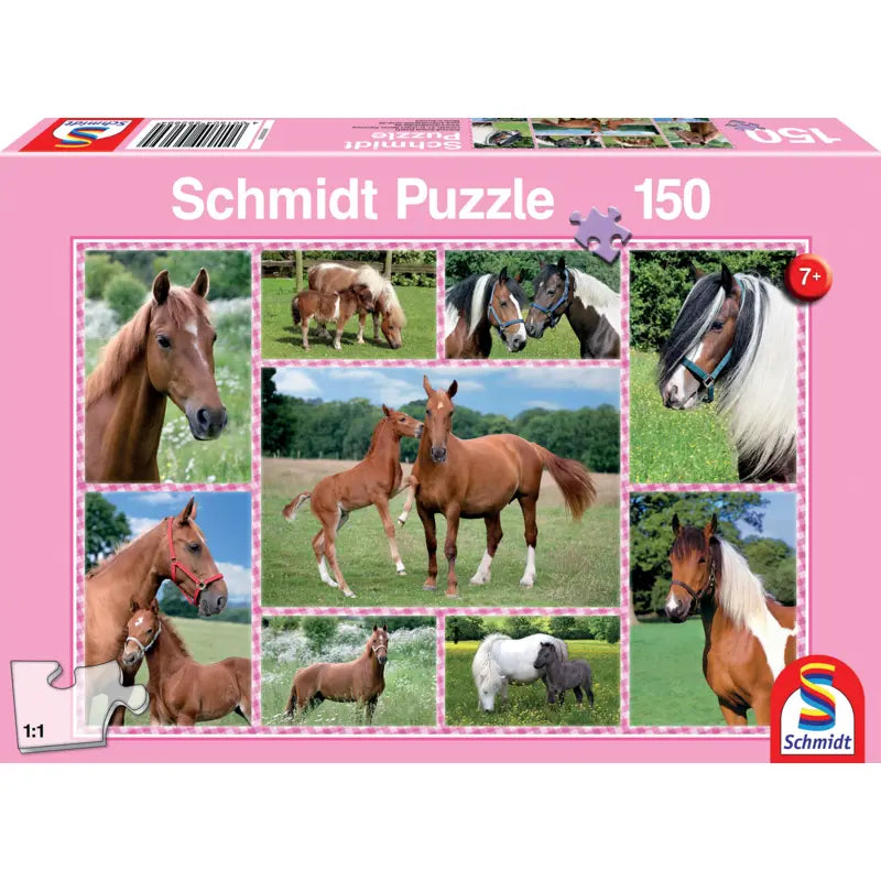 Schmidt Spiele Puzzle Pferdeträume – Kinderpuzzle mit magischem Pferdemotiv