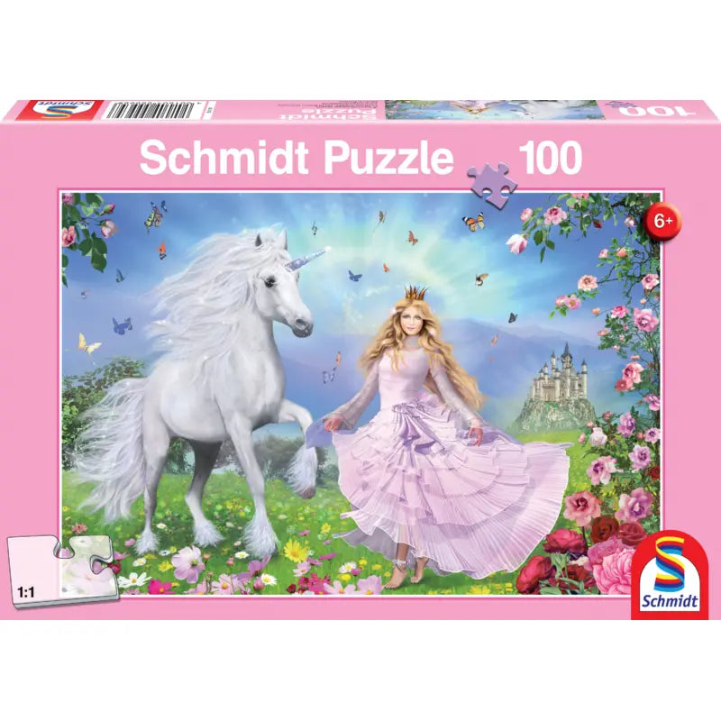 Puzzle Prinzessin der Einhörner Schmidt Spiele – Kinderpuzzle mit Einhorn-Motiv