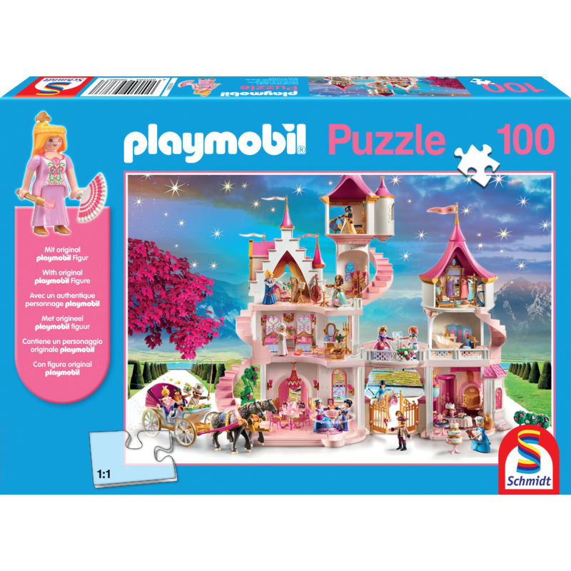 Puzzle "Prinzessinnenschloss, mit Figur" – Schmidt Spiele (Kinderpuzzle)