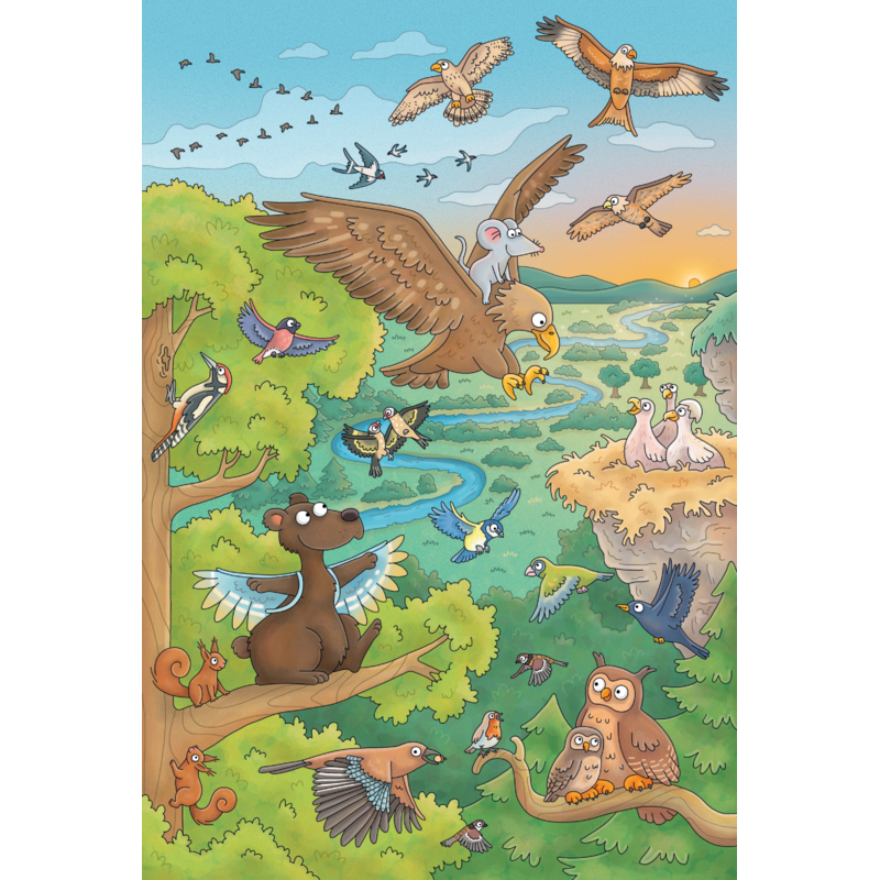 Puzzle "Reise in die Natur" – Schmidt Spiele (Kinderpuzzle mit Wissensbüchlein)
