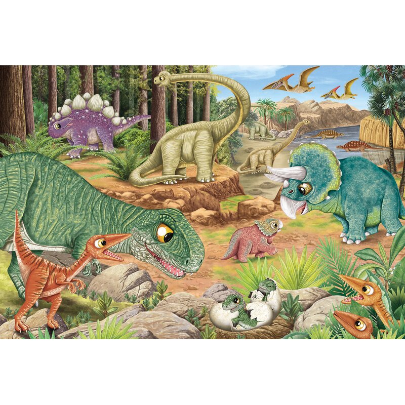Puzzle Spaß mit den Dinosauriern – Schmidt Spiele (Kinderpuzzle)