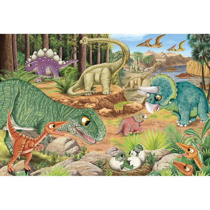 Puzzle Spaß mit den Dinosauriern – Schmidt Spiele (Kinderpuzzle)