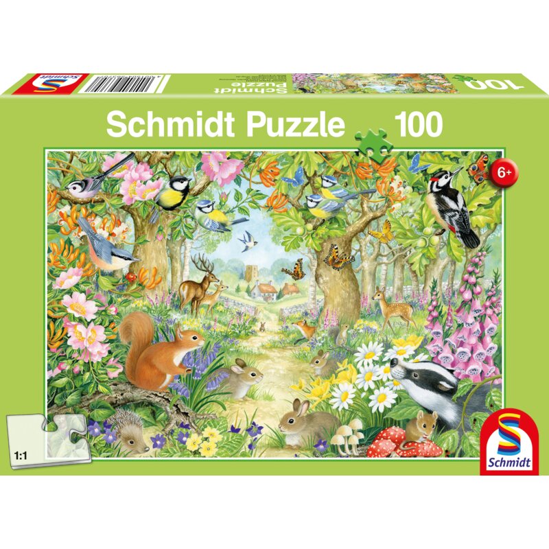 Puzzle Tiere im Wald – Schmidt Spiele (Kinderpuzzle)