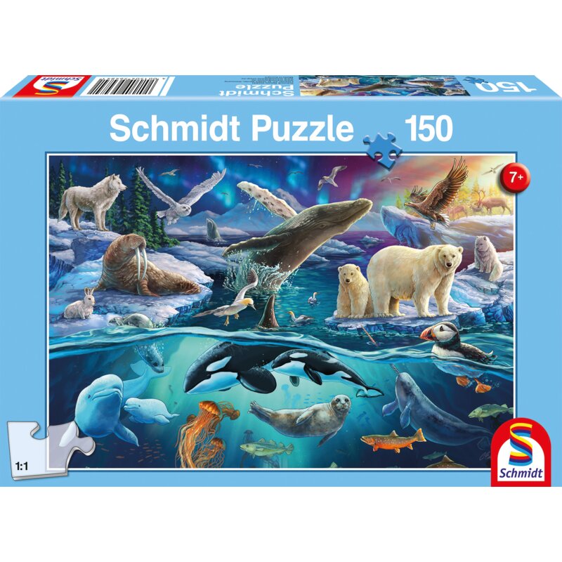 Puzzle Tiere in der Arktis – Schmidt Spiele (Kinderpuzzle)