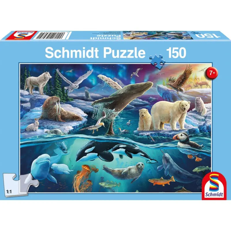 Puzzle Tiere in der Arktis Schmidt Spiele – Kinderpuzzle mit Eisbären und Pinguinen