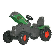 Fendt 211 Vario Kindertraktor mit Flüsterreifen – öffnende Motorhaube Detail
