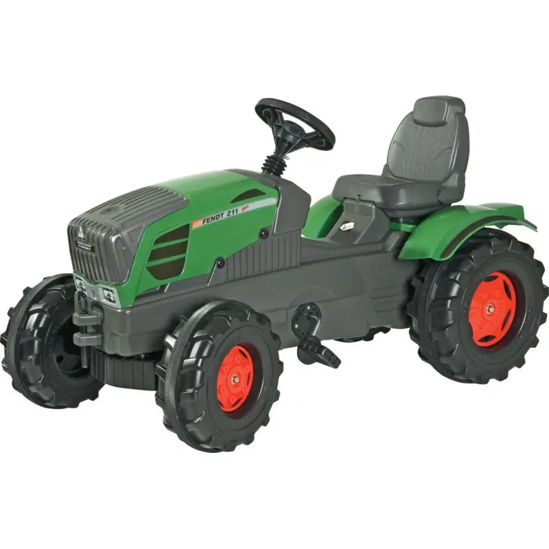 Fendt 211 Vario Kindertraktor mit Flüsterreifen von rollytoys – Seitenansicht