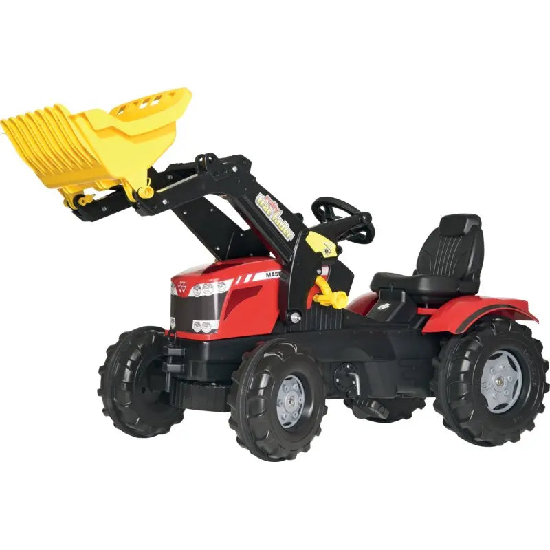 Massey Ferguson 7726 Kindertraktor mit Frontlader von rollytoys in rotem MF-Design