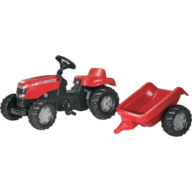 rollytoys rollyKid Massey Ferguson mit Anhänger – Trettraktor ab 2,5 Jahren rollytoys