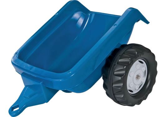 Rollytoys kleiner blauer Einachs-Anhänger für Kinder ab 2,5 Jahren
