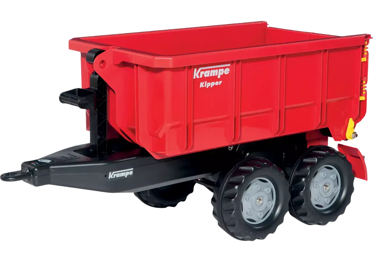 Containerkipper Krampe rollytoys 123223 – robuster Spielzeug-Anhänger für Kinder im Garten