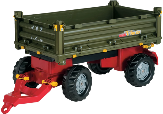 Rollytoys Dreiseitenkipper 2-Achser ohne Kurbel für Kinder ab 3 Jahren
