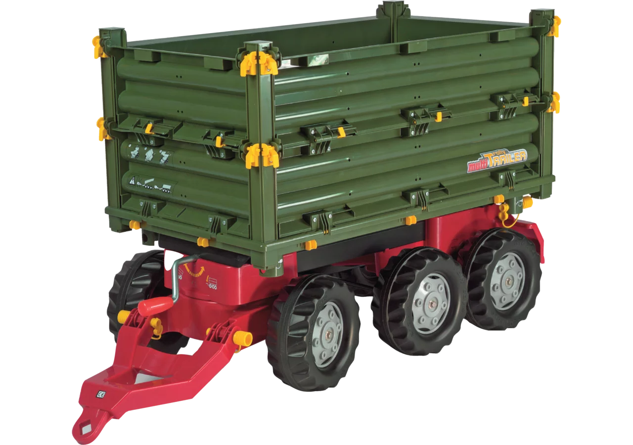 Rollytoys Dreiseitenkipper 3-Achser mit Kurbel für Kinder ab 3 Jahren
