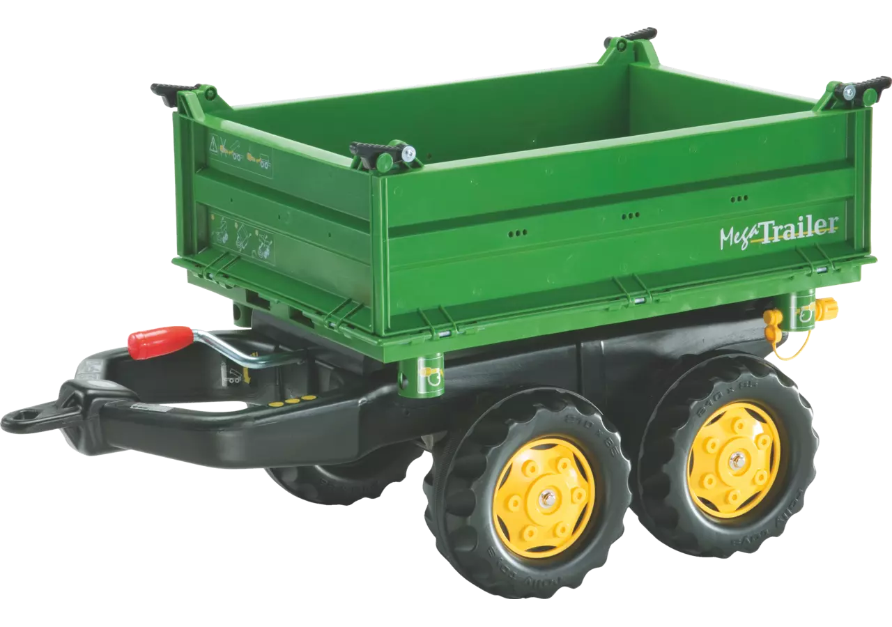 Rollytoys John Deere Dreiseitenkipper mit Tandemachse für Kinder ab 3 Jahren
