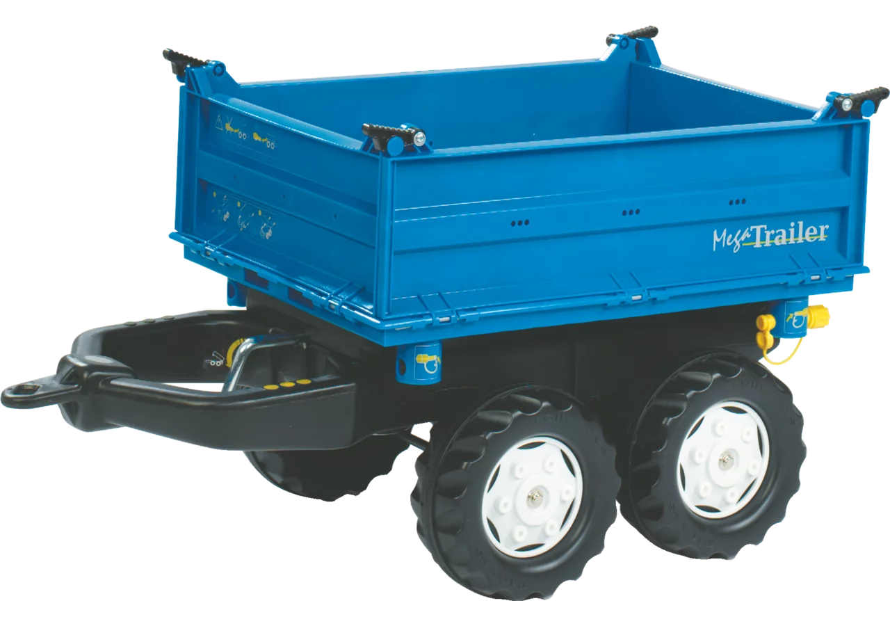 Rollytoys New Holland Dreiseitenkipper mit Tandemachse für Kinder ab 3 Jahren
