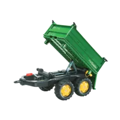 Rollytoys John Deere Dreiseitenkipper mit Tandemachse für Kinder ab 3 Jahren
