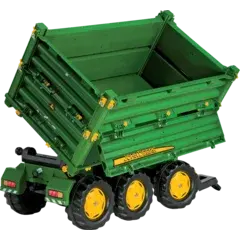 Rollytoys John Deere Dreiseitenkipper 3-Achser mit Kurbel für Kinder ab 3 Jahren

