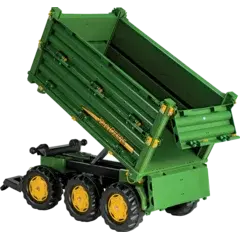 Rollytoys John Deere Dreiseitenkipper 3-Achser mit Kurbel für Kinder ab 3 Jahren
