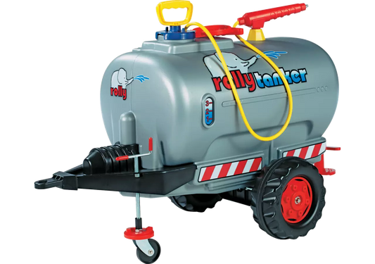 Rollytoys Jumbotanker Silber Einachser mit Pumpe und Spritze für Kinder
