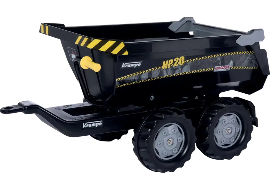 Krampe HP20 Wannenkipper rollytoys 123261 – robuster Spielzeuganhänger mit Kippfunktion