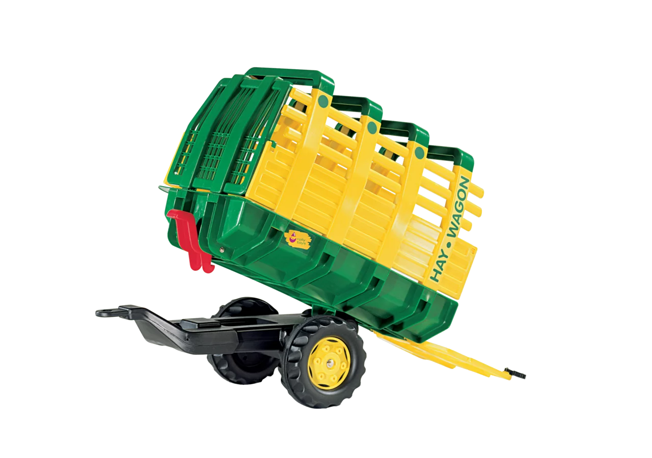 Rollytoys gelber Einachs-Ladewagen für Kinder ab 3 Jahren
