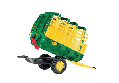 Rollytoys gelber Einachs-Ladewagen für Kinder ab 3 Jahren
