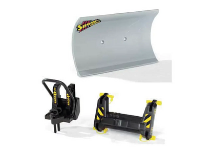 Rollytoys Schneepflug mit Fronthydraulik und Adapter für Kinder ab 3 Jahren
