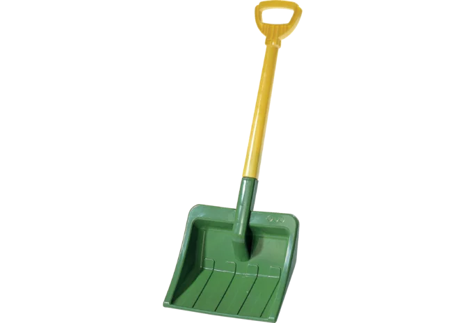 RollyToys Schneeschaufel in Grün für Kinder ab 2,5 Jahren, robust und wintertauglich
