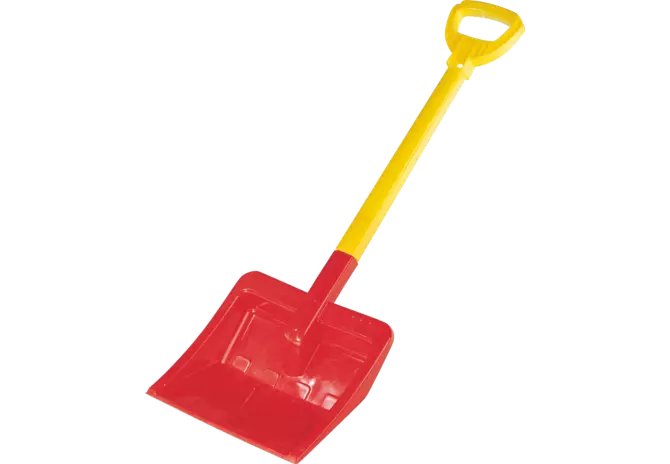 RollyToys Schneeschaufel in Rot für Kinder, robust und wintertauglich
