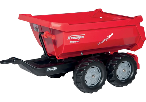 Krampe Wannenkipper rollytoys 123230 – stabiler Kippanhänger für Kinder ab 3 Jahren