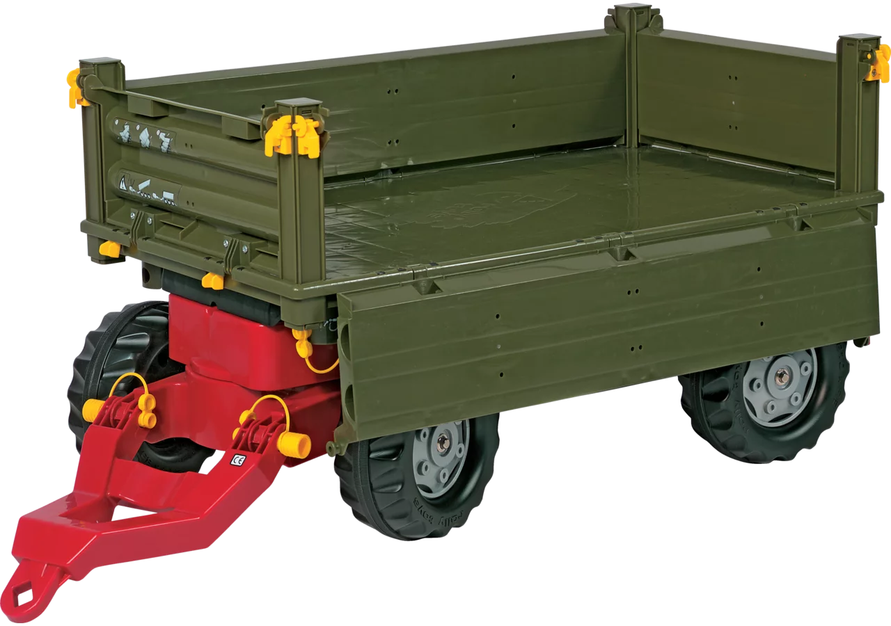 Rollytoys Dreiseitenkipper 2-Achser ohne Kurbel für Kinder ab 3 Jahren
