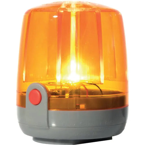 RollyToys Rundumleuchte Orange Blinklicht für Kindertraktoren – Seitenansicht