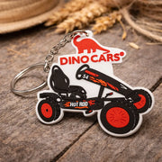 Dinocars Miniaturmodell Schlüsselanhänger mit Metall-Schlüsselring, Detailansicht