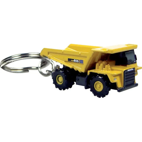 Schlüsselanhänger KOMATSU HD605 Universal Hobbies – Miniatur Muldenkipper mit Metallring