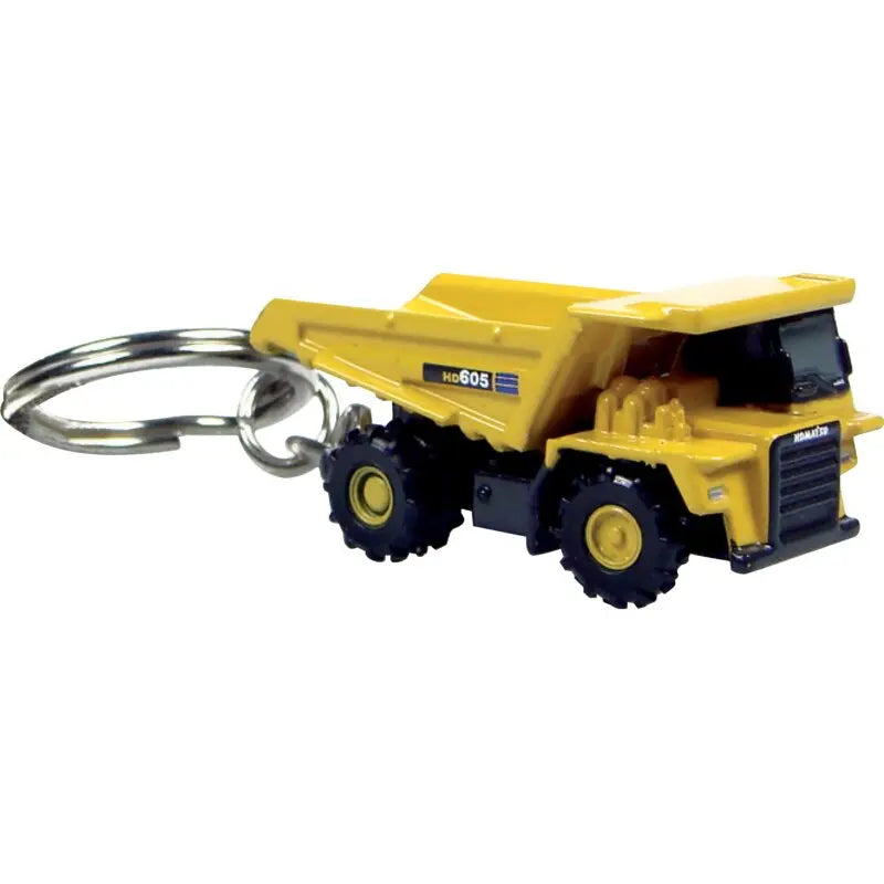 Schlüsselanhänger KOMATSU HD605 Universal Hobbies – Miniatur Muldenkipper mit Metallring