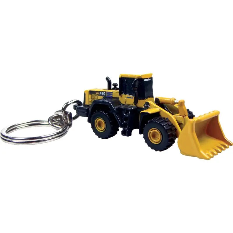 Schlüsselanhänger Komatsu WA470 Universal Hobbies – Miniatur Radlader mit Metall-Schlüsselring